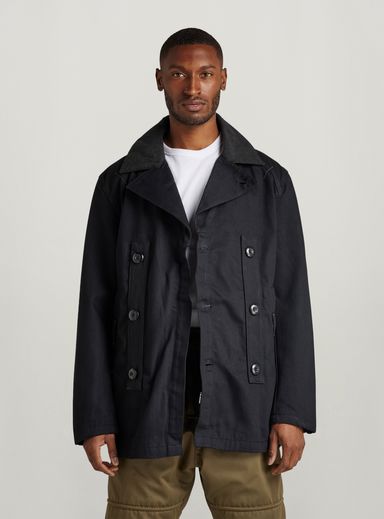 Denim Peacoat